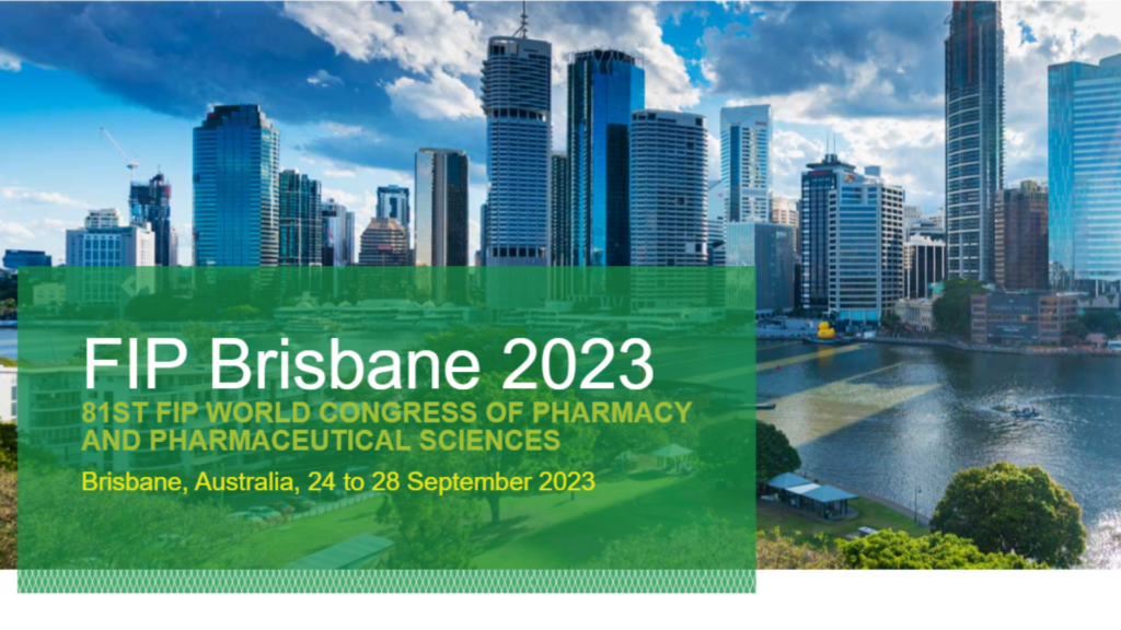 FIP BRISBANE 2023 Pharmacy building a sustainable future for